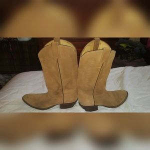 Tony Lama Style # 6986 Suede Cowboy Boots